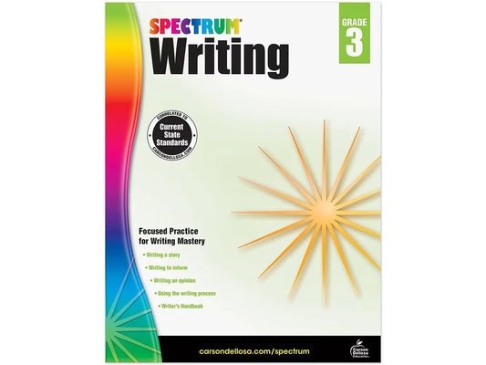 Spectrum® Writing Workbook - Gr. 3 - US 5596