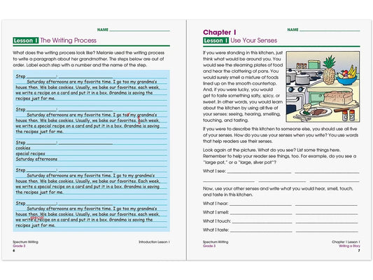 Spectrum® Writing Workbook - Gr. 3 - US 5596