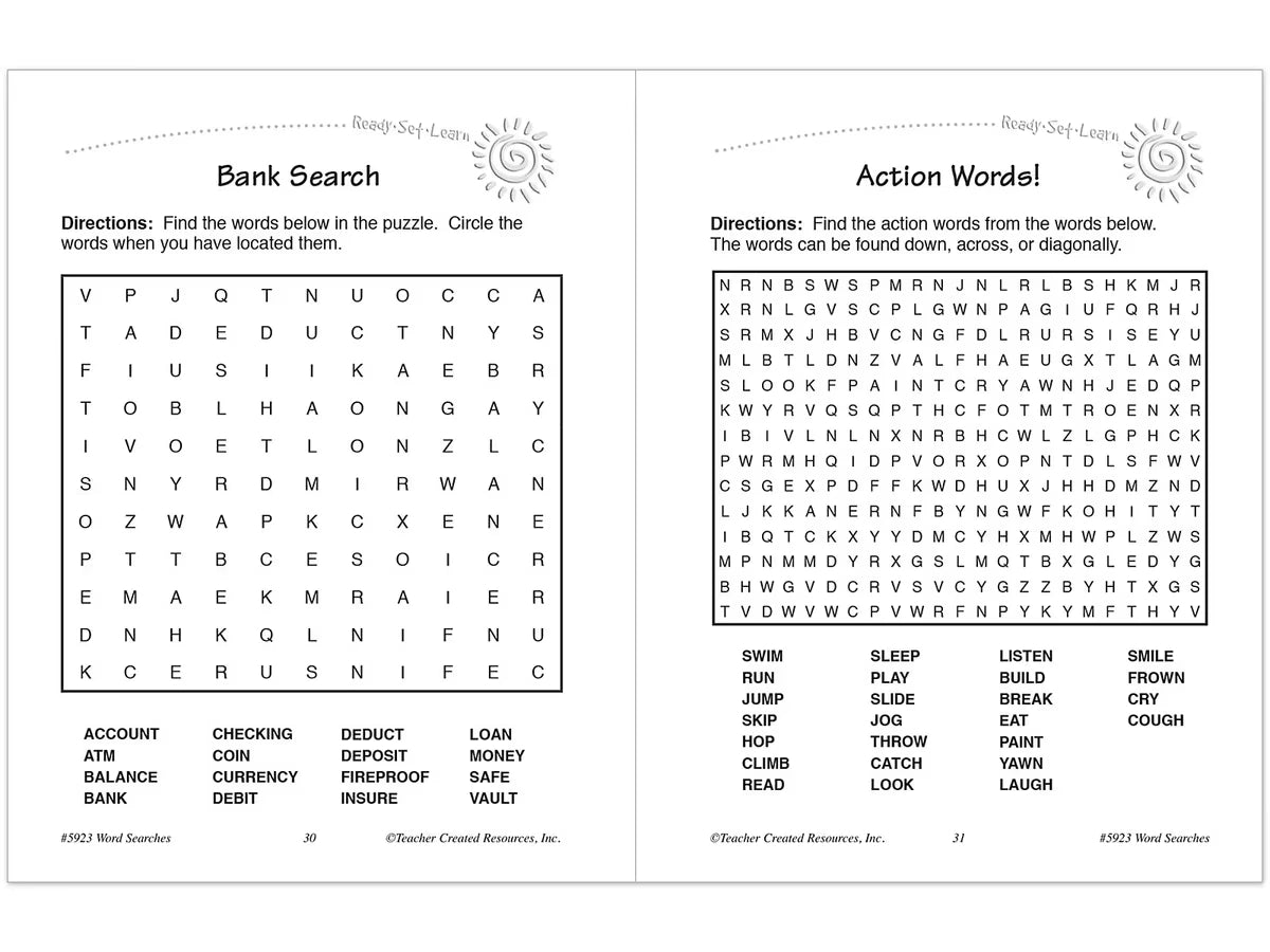 Word Searches Workbook - Gr. 3 - US 6236