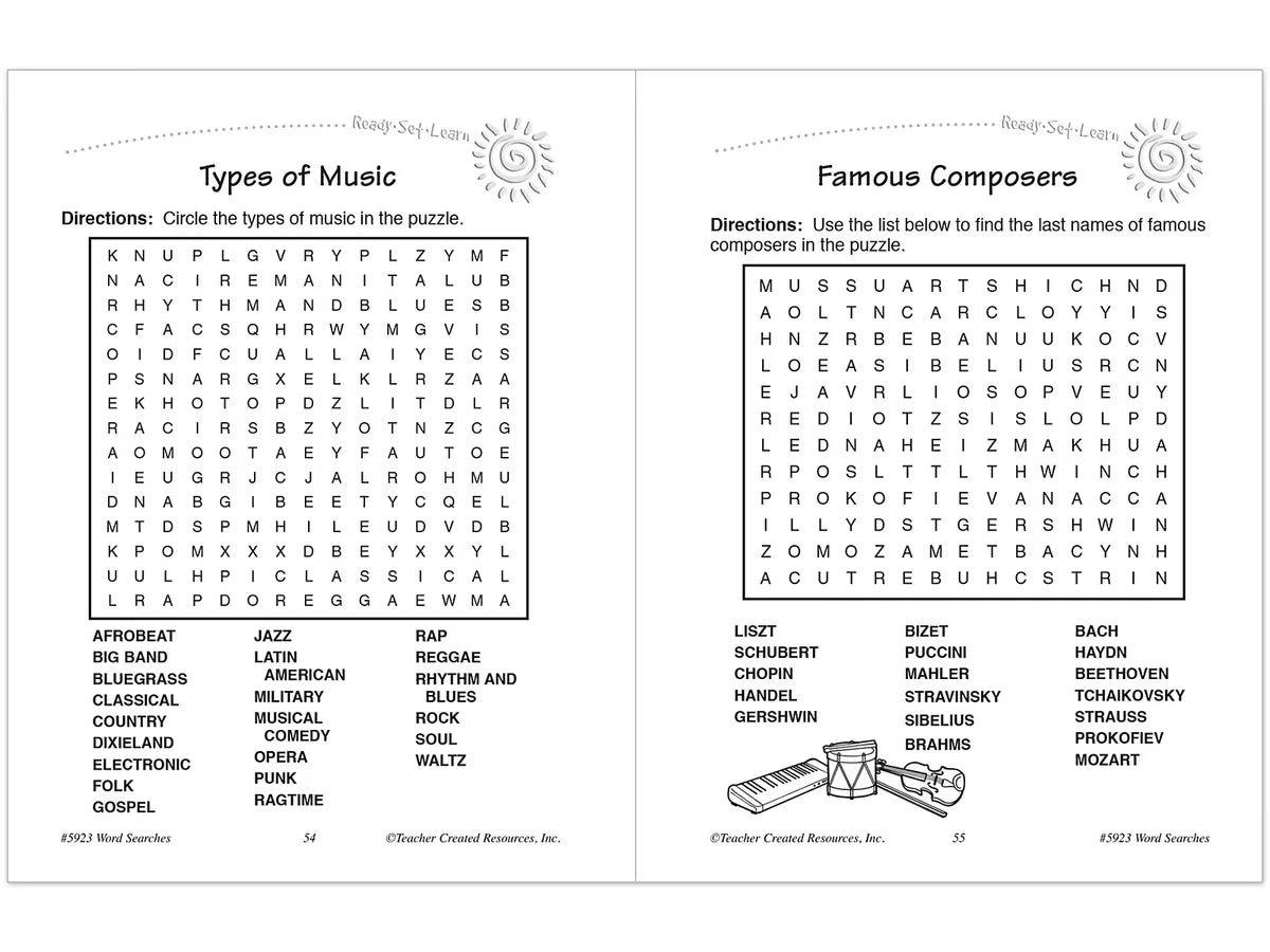 Word Searches Workbook - Gr. 3 - US 6236