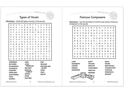 Word Searches Workbook - Gr. 3 - US 6236