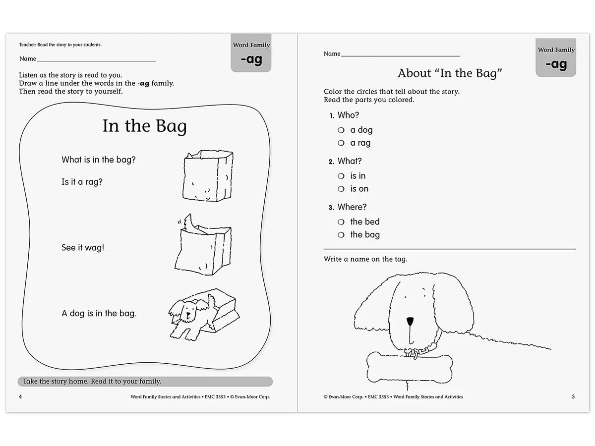 Word Family Workbook - US 1595