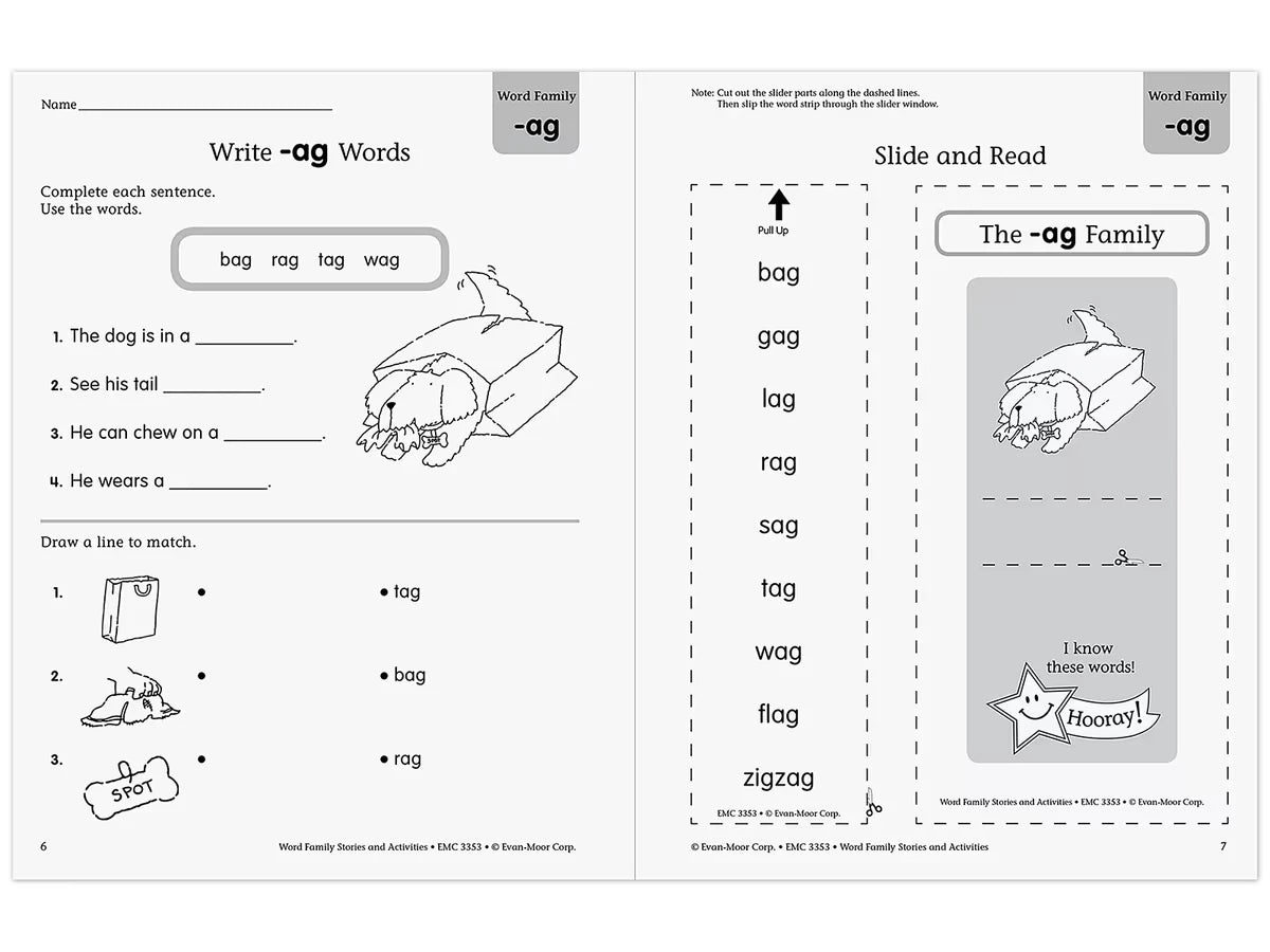 Word Family Workbook - US 1595