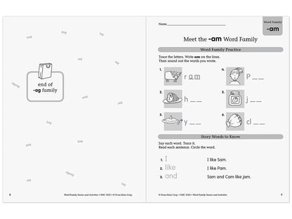 Word Family Workbook - US 1595