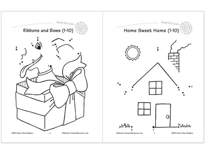 Dot-To-Dot Numbers Workbook - US 3141