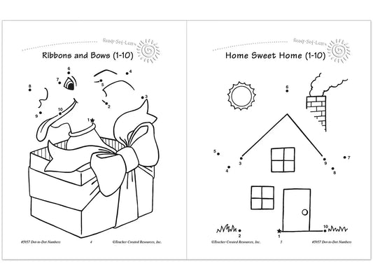 Dot-To-Dot Numbers Workbook - US 3141