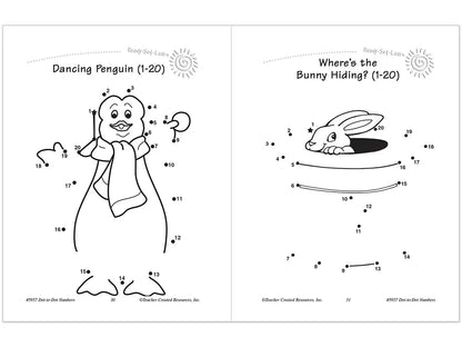 Dot-To-Dot Numbers Workbook - US 3141