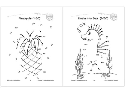 Dot-To-Dot Numbers Workbook - US 3141