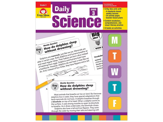 Daily Science Reproducible Activities Workbook - Gr. 3 - US 6188