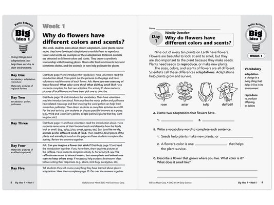 Daily Science Reproducible Activities Workbook - Gr. 3 - US 6188
