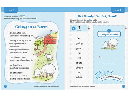 Sight-Words Smart Start Workbook - Kindergarten - US 3401