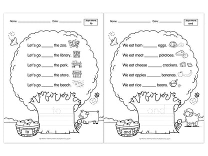 Sight-Word Trees Workbook - US 9195