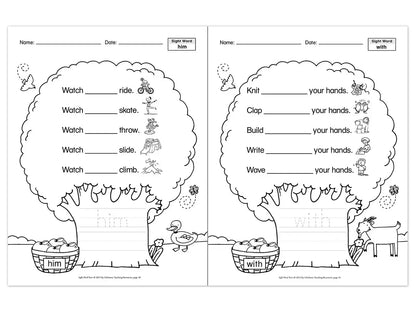 Sight-Word Trees Workbook - US 9195