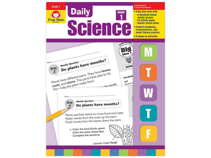 Daily Science Reproducible Activities Workbook - Gr. 1 - US 1178