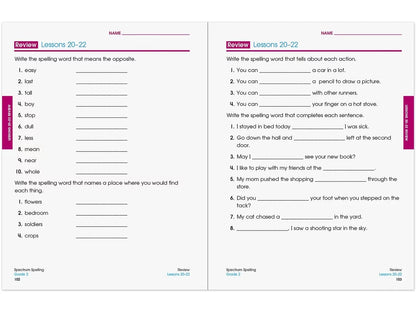 Spectrum® Spelling Workbook - Gr. 2 - US 6436