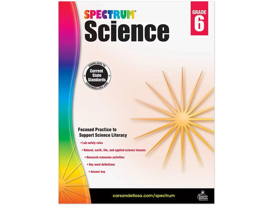 Spectrum® Science Workbook - Gr. 6 - US 9693