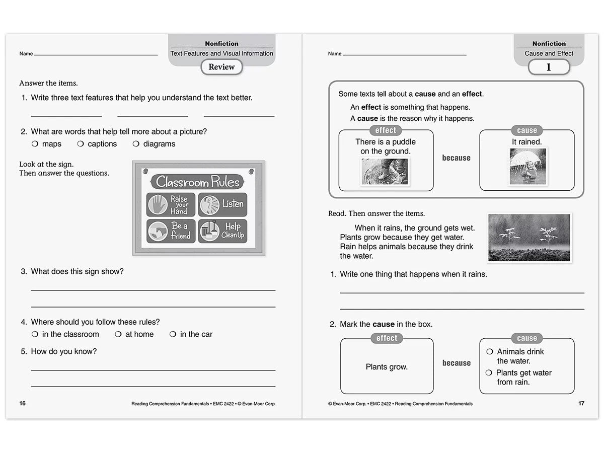 Reading Comprehension Fundamentals Workbook - Gr. 2 - US 7168