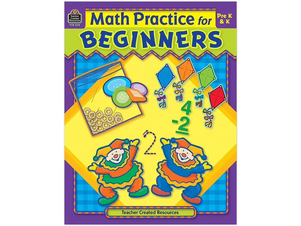 Math Practice for Beginners Workbook - US 8247