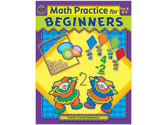 Math Practice for Beginners Workbook - US 8247