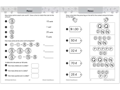 Instant Math Practice Workbook - Gr. 1 - US 6555