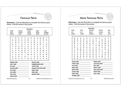 Word Searches Workbook - Gr. 2 - US 1454