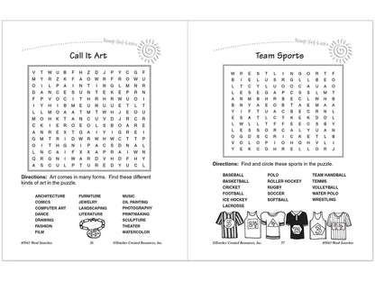 Word Searches Workbook - Gr. 1 - US 9450