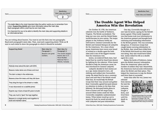 Reading Comprehension Fundamentals Workbook - Gr. 5 - US 9894