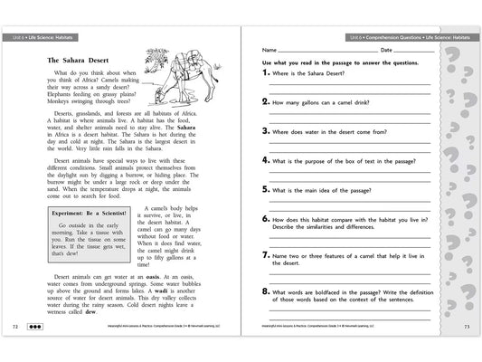 Comprehension Workbook - Gr. 3 - US 5007