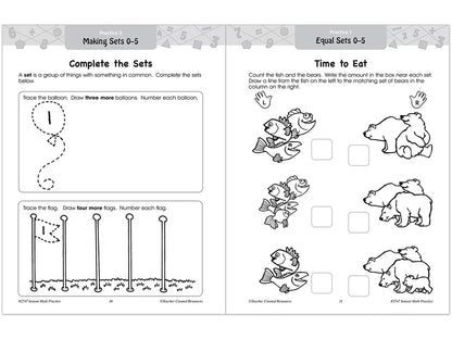 Instant Math Practice Workbook - Kindergarten - US 9561
