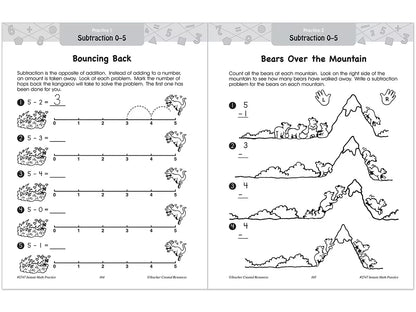 Instant Math Practice Workbook - Kindergarten - US 9561