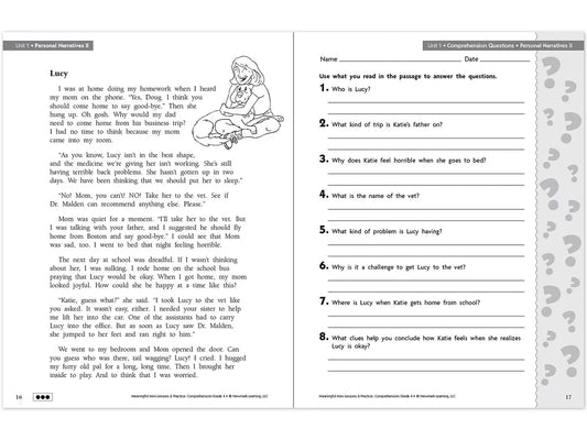 Comprehension Workbook - Gr. 4 - US 7766