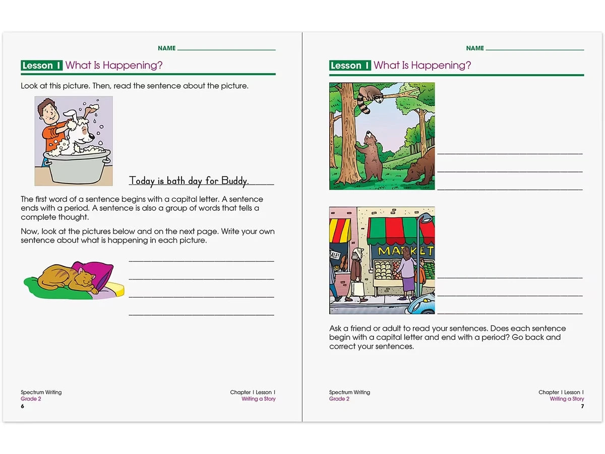 Spectrum® Writing Workbook - Gr. 2 - US 3745