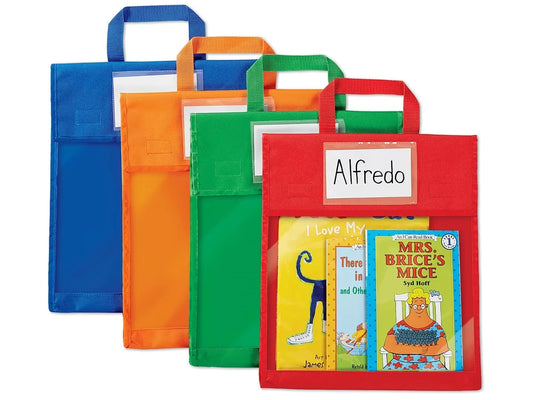 Sort & Store Book Totes - Set of 4 - US 9512