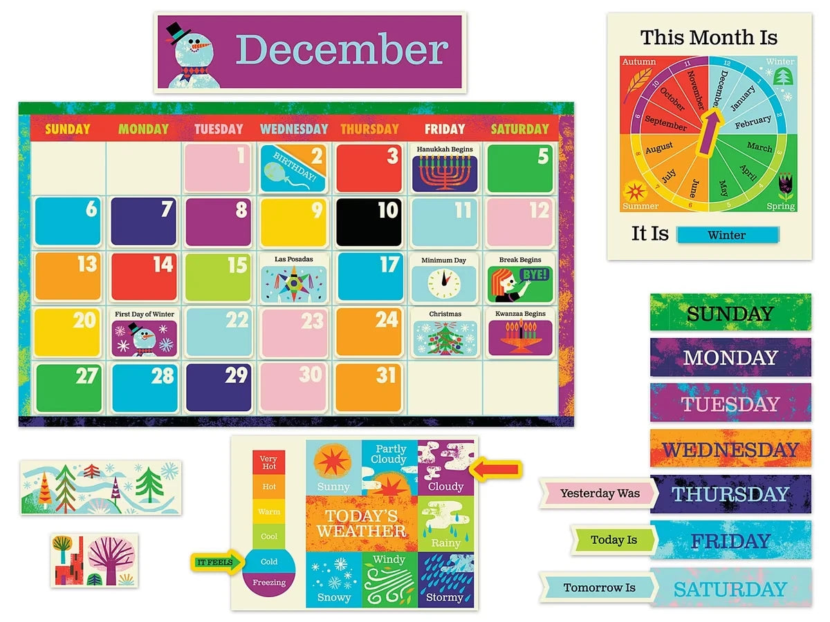 Invisible Creature™ Calendar Bulletin Board Set - US 6719