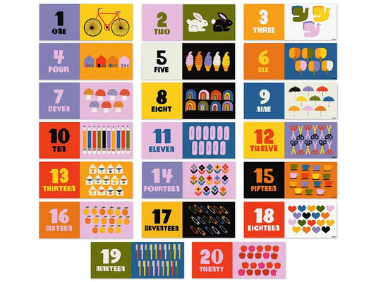 Lisa Congdon Numbers 1-20 Bulletin Board Set - US 5463