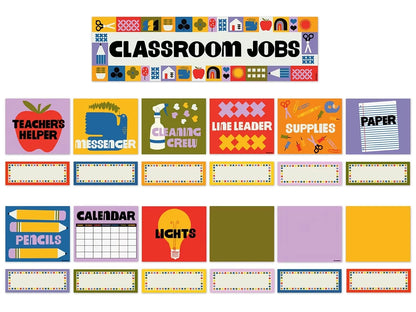 Lisa Congdon Classroom Jobs Bulletin Board Set - US 2546