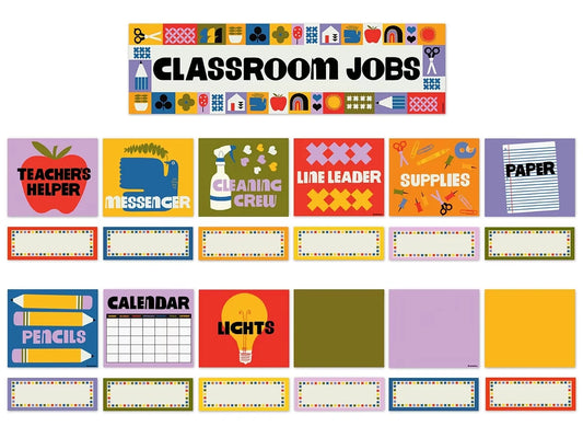 Lisa Congdon Classroom Jobs Bulletin Board Set - US 2546