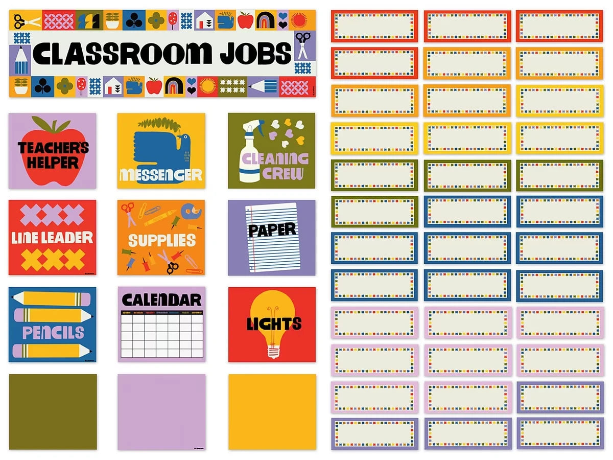 Lisa Congdon Classroom Jobs Bulletin Board Set - US 2546