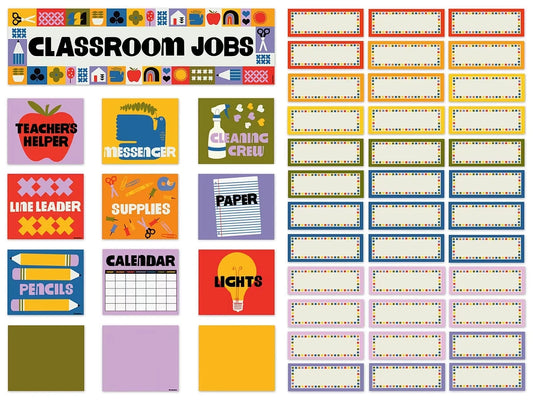 Lisa Congdon Classroom Jobs Bulletin Board Set - US 2546