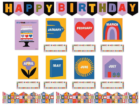 Lisa Congdon Birthday Bulletin Board Set - US 8570