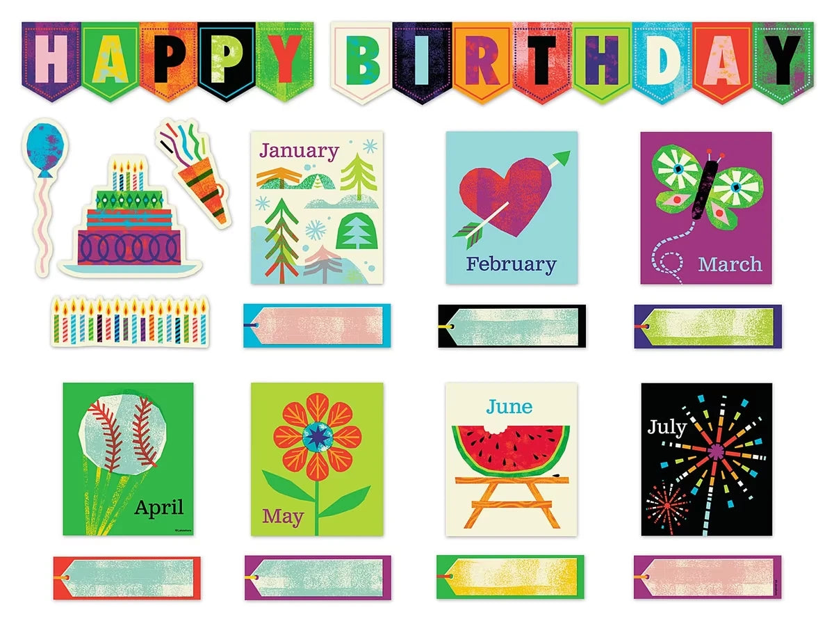 Invisible Creature™ Birthday Bulletin Board Set - US 3324