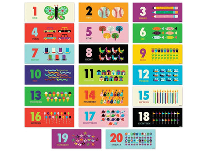 Invisible Creature™ Numbers 1-20 Bulletin Board Set - US 7542