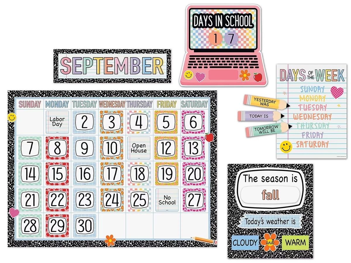 Cool for School Calendar Bulletin Board Set - US 1747