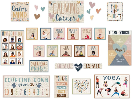 Everyone Is Welcome Calming Corner Bulletin Board Set - US 8817