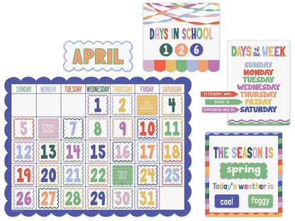 Color Crush Calendar Bulletin Board Set - US 5538