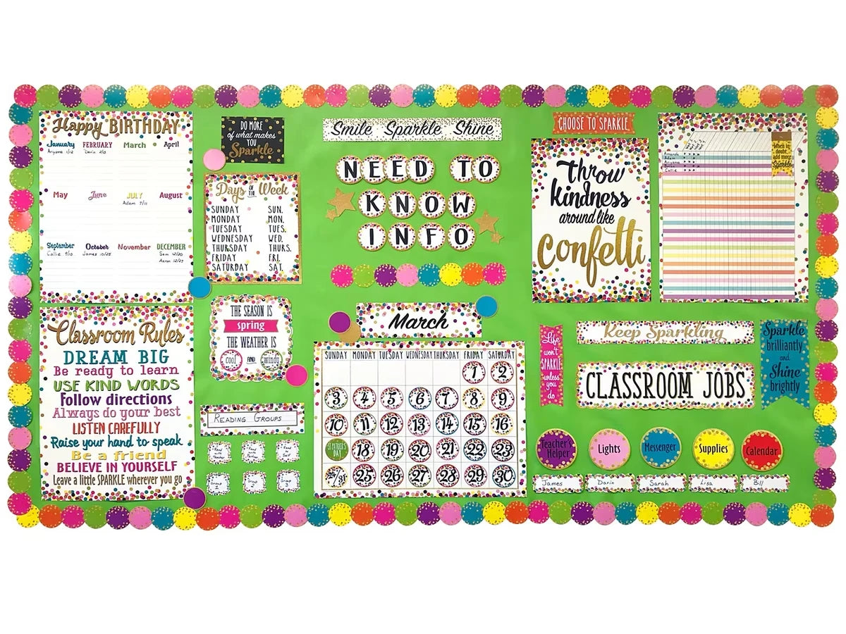 Confetti Incentive Chart - US 6983