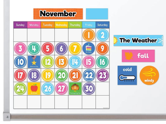Magnetic Classroom Calendar - US 8141