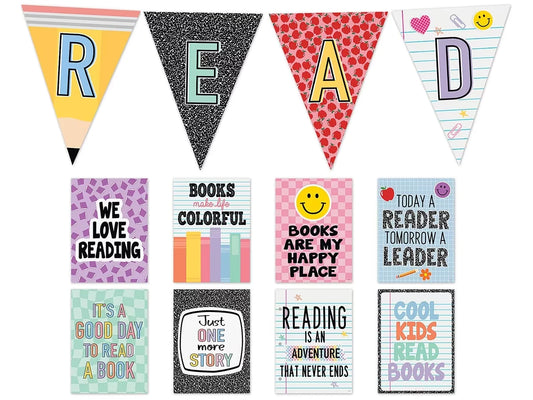 Cool for School Read Bulletin Board Set - US 5326