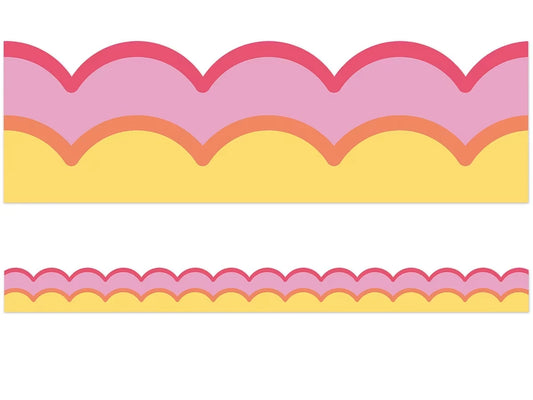 Retro Remix Warm Waves Scalloped Border - US 5446