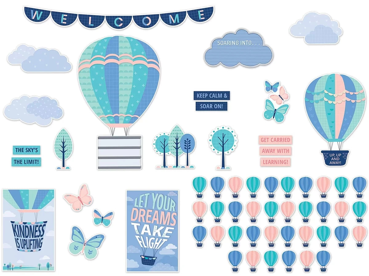 Calm & Cool Welcome Bulletin Board Set - US 8466